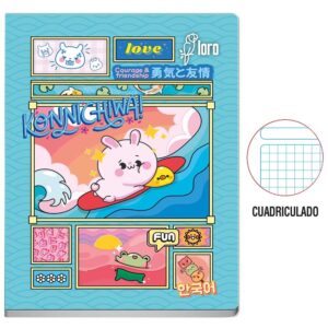 Cuaderno Loro Deluxe 80 Hojas - 60 Gr