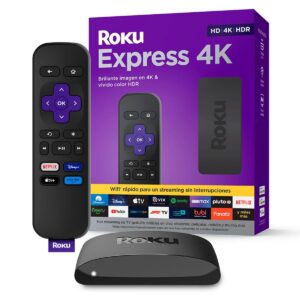Convertidor A Smart Tv Roku Express 4K con control remoto