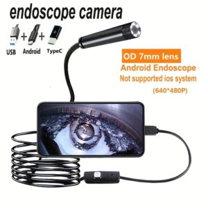 Cámara de Endoscopio con Luz HD 1920P