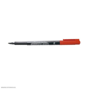 Plumón Indeleble Delgado Faber Castell Multimark 421-M - Rojo
