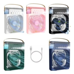 Enfriador Aire Acondicionado 3 En 1 Ventilador Portátil Humidificador