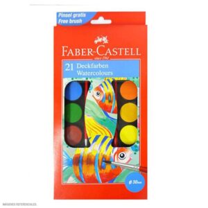 Acuarelas Faber Castell Estuche X 21 Und