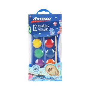 Acuarelas Artesco 12 Colores
