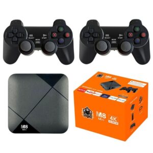 Android Tv 9.0 + 10.000 Juegos Con Mandos 4K Netflix Youtube Disney M8