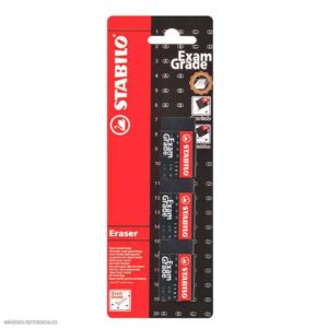 Borrador Negro Chico Stabilo Exam Grade X 3 Und