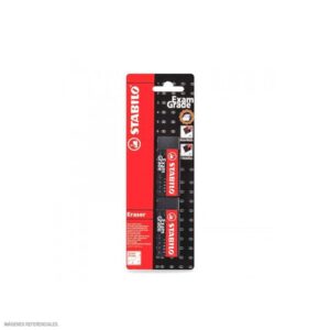 Borrador Negro Grande Stabilo Exam Grade X 2 Und