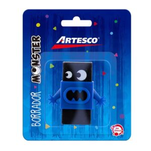Borrador Negro Artesco Monster Surtido X 1 Und