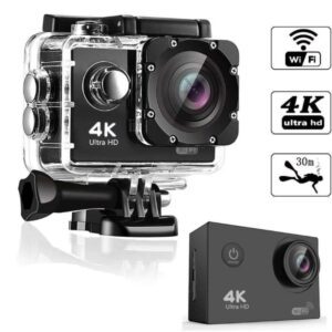 Cámara De Video Ryan 4K Wifi Deportiva Acuático De Acción Negro