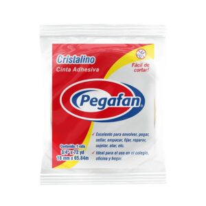 Cinta Adhesiva Pegafan Cristalino 3/4'' X 72 Yd