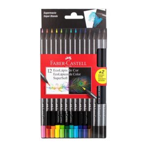 Colores Largos Faber Castell Supersoft X 12 Und