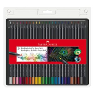 Colores Largos Faber Castell Supersoft X 24 Und