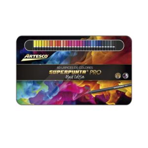 Colores Largos Artesco Redondos Superpunta Pro X 60 Und