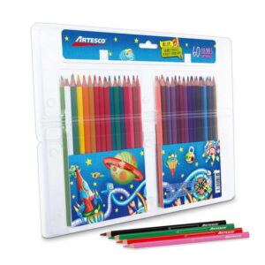 Colores Largos Artesco Triangulares X 60 Und