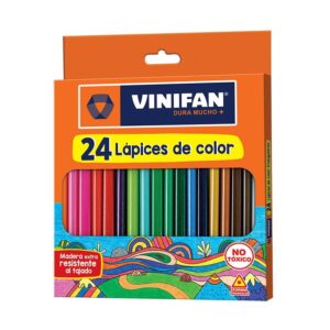 Colores Largos Vinifan Triangulares X 24 Und