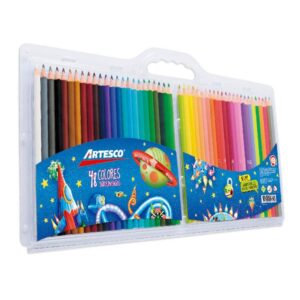 Colores Largos Artesco Triangulares X 48 Und