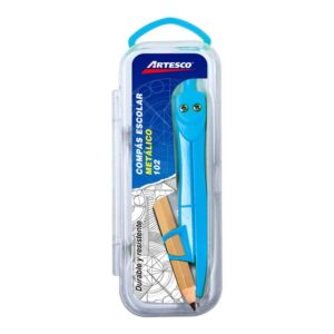 Compás Escolar Artesco M102 Metálico Surtido