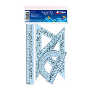 Juego De Escuadras Artesco 20 Cm