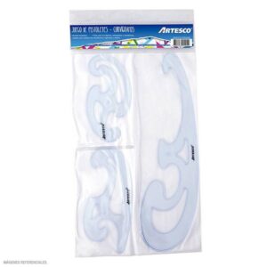 Juego De Curvígrafos Artesco 3 Piezas