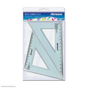 Juego De Escuadras Artesco 45/60 X 30 Cm