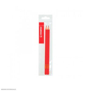 Lápiz Chequeo Rojo Stabilo X 2 Und