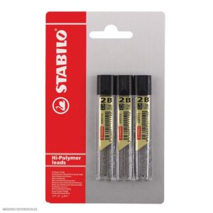 Minas 0.7 Mm 2B Stabilo Blíster X 3 Und