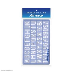 Plantilla De Letras Artesco 20 Mm