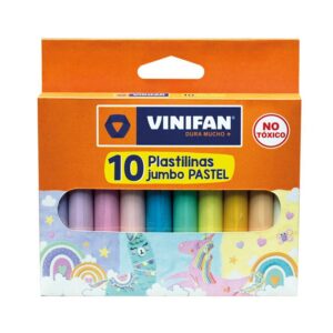 Plastilina Jumbo Vinifan Pastel X 10 Und