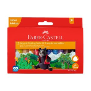 Plastilina Jumbo Faber Castell Xl Estuche X 12 Und