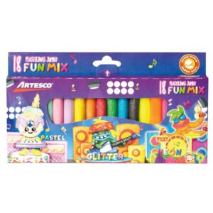 Plastilina Jumbo Artesco Fun Mix X 18 Und