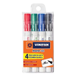 Plumón Para Pizarra Vinifan 123 X 4 Und