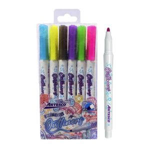 Plumón Delgado Artesco Outliners X 6 Und