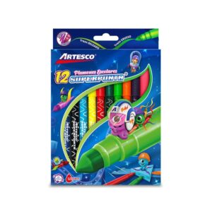 Plumón Delgado Artesco Superpunta X 12 Und