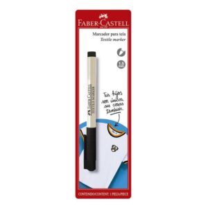 Plumón Para Tela Faber Castell Negro X 1 Und