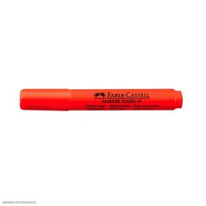Plumón Jumbo Faber Castell 47 X 1 Und - Rojo