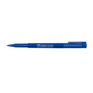 Plumón Indeleble Delgado Faber Castell Multimark 27 - Azul