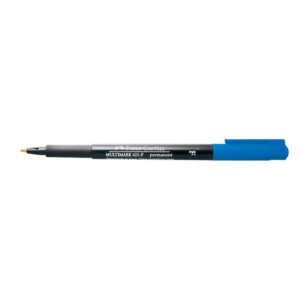 Plumón Indeleble Delgado Faber Castell 421-F - Azul