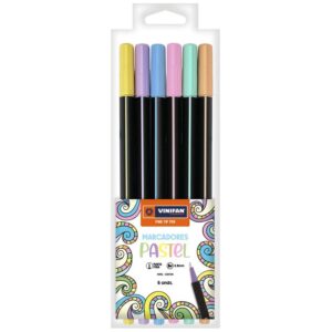 Rotulador Vinifan Fine Tip 709 Pastel X 6 Und