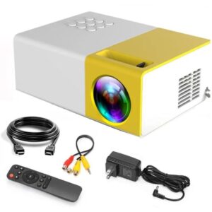 Proyector Portátil Multimedia Led 1080P Con Control Remoto