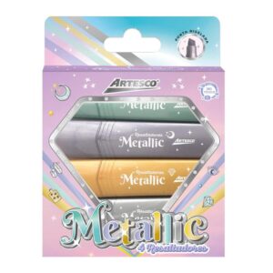 Resaltador Artesco Metálico X 4 Und