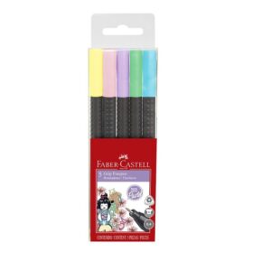 Rotulador Faber Castell Grip Finepen Pastel X 5 Und