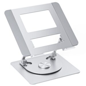 Soporte De Aluminio 360° Bossney Laptop Tablets Soporta 30 Kg