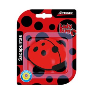 Tajador De Plástico Artesco Simple Ladybug X 1 Und