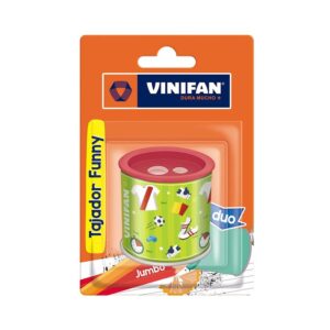 Tajador Doble De Plástico Vinifan Funny Con Depósito