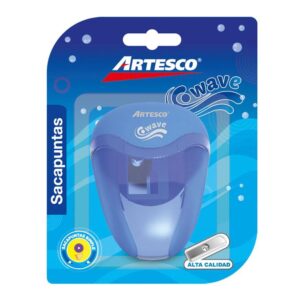 Tajador Simple De Plástico Artesco Wave Con Depósito X 1 Und