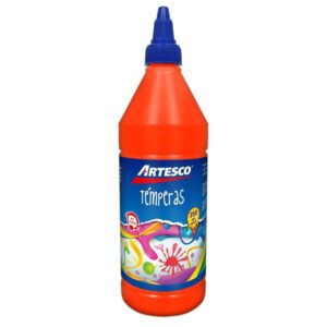 Témpera Artesco Neón 250 Ml - Anaranjado