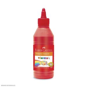 Témpera Faber Castell 250 Ml - Rojo