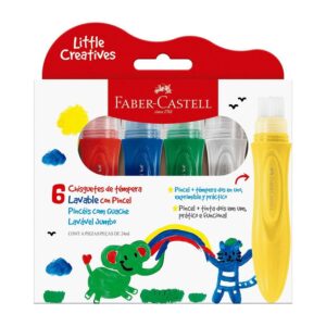 Témpera Faber Castell Chisguete Little Creative X 6 Und