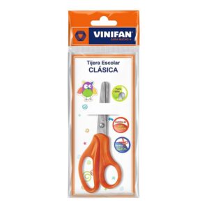 Tijera Vinifan 5'' Mango Naranja X 1 Und