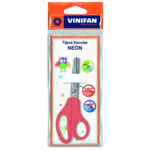 Tijera Vinifan 5'' Con Mango Neón