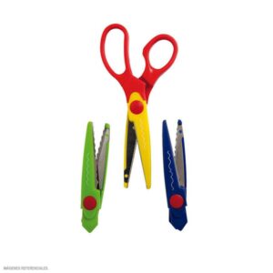 Tijera De Formas 3 En 1 Artesco 6.5''